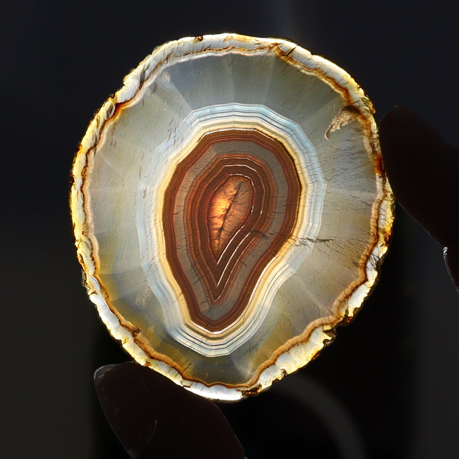Iris Agate Slices Set of 9 - Expert Wholesale and Supplier of Wholesale Crystals & Bulk Gemstones, ["Agate","Iris Agate","Slices and Slabs"]