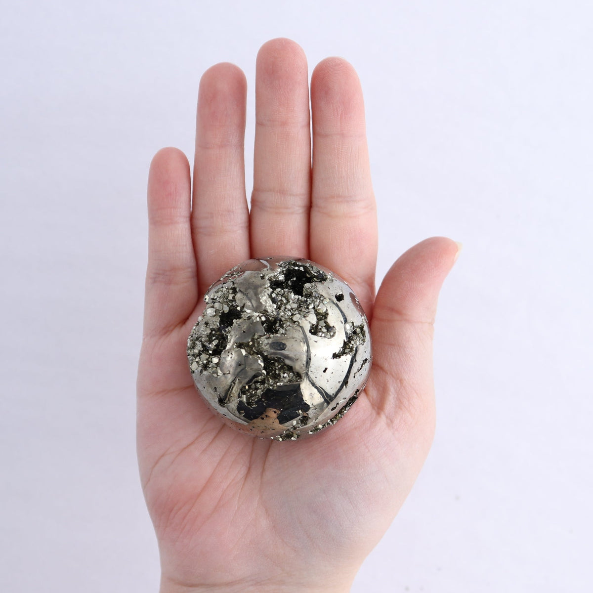 Pyrite Spheres Set of 4