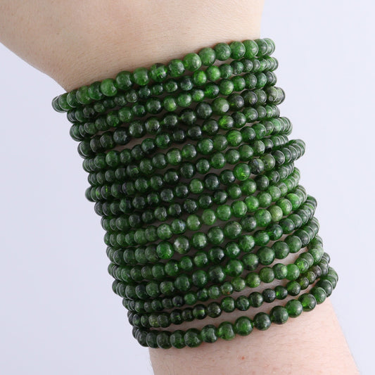 One Chrome Diopside Bracelet | Mi Esperanza Minerals | Supplier of Crystals and Onyx