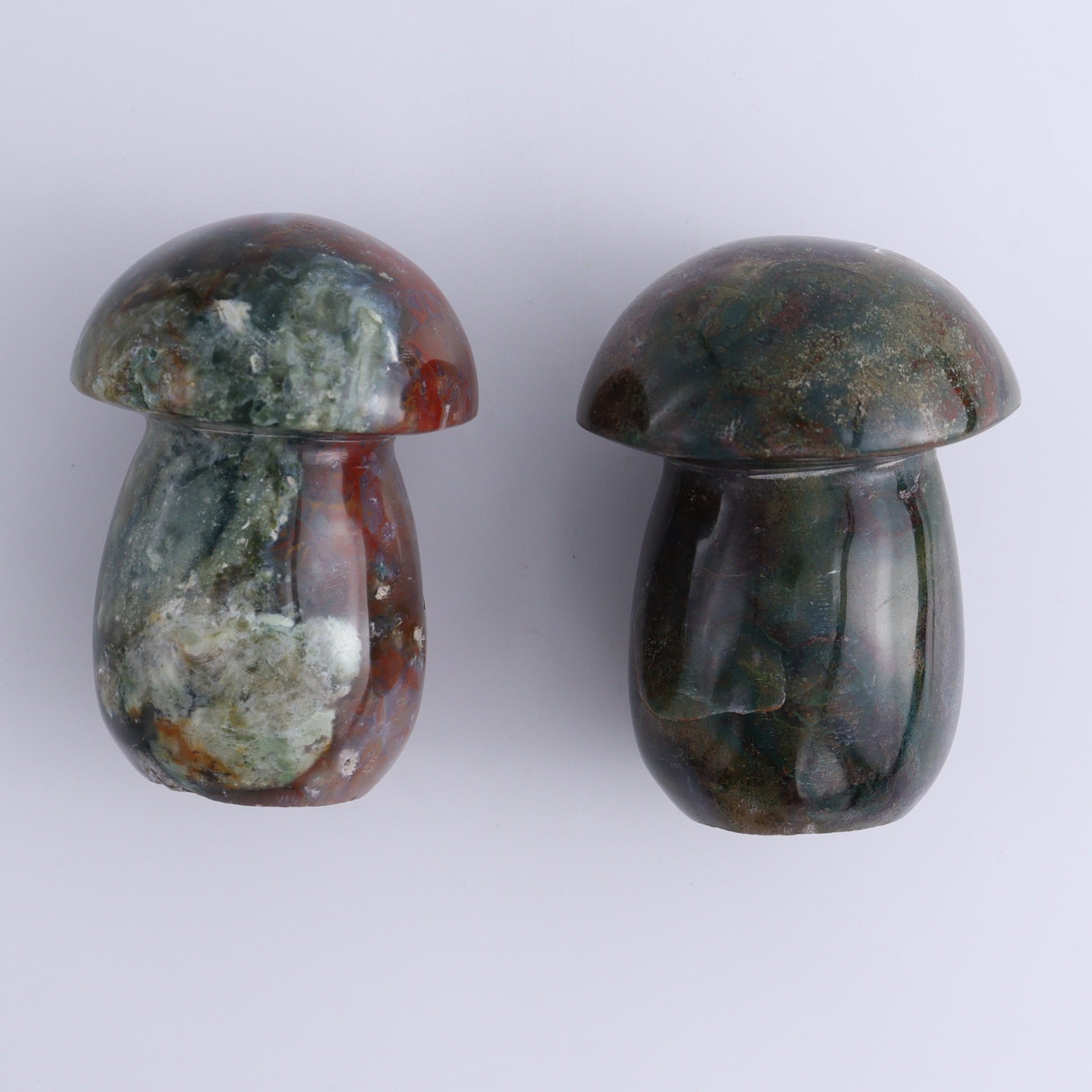 Ocean Jasper Mushrooms Set of 7 - Expert Wholesale and Supplier of Wholesale Crystals & Bulk Gemstones, ["jasper","Madagascar","Mushrooms","Ocean Jasper"]