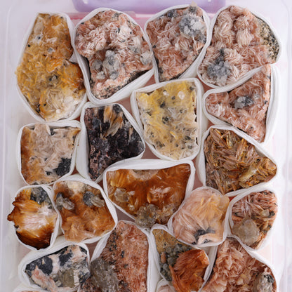 Cerussite Barite from Morocco Flat - Expert Wholesale and Supplier of Wholesale Crystals & Bulk Gemstones, ["Cerussite Barite","Flats","Morocco"]