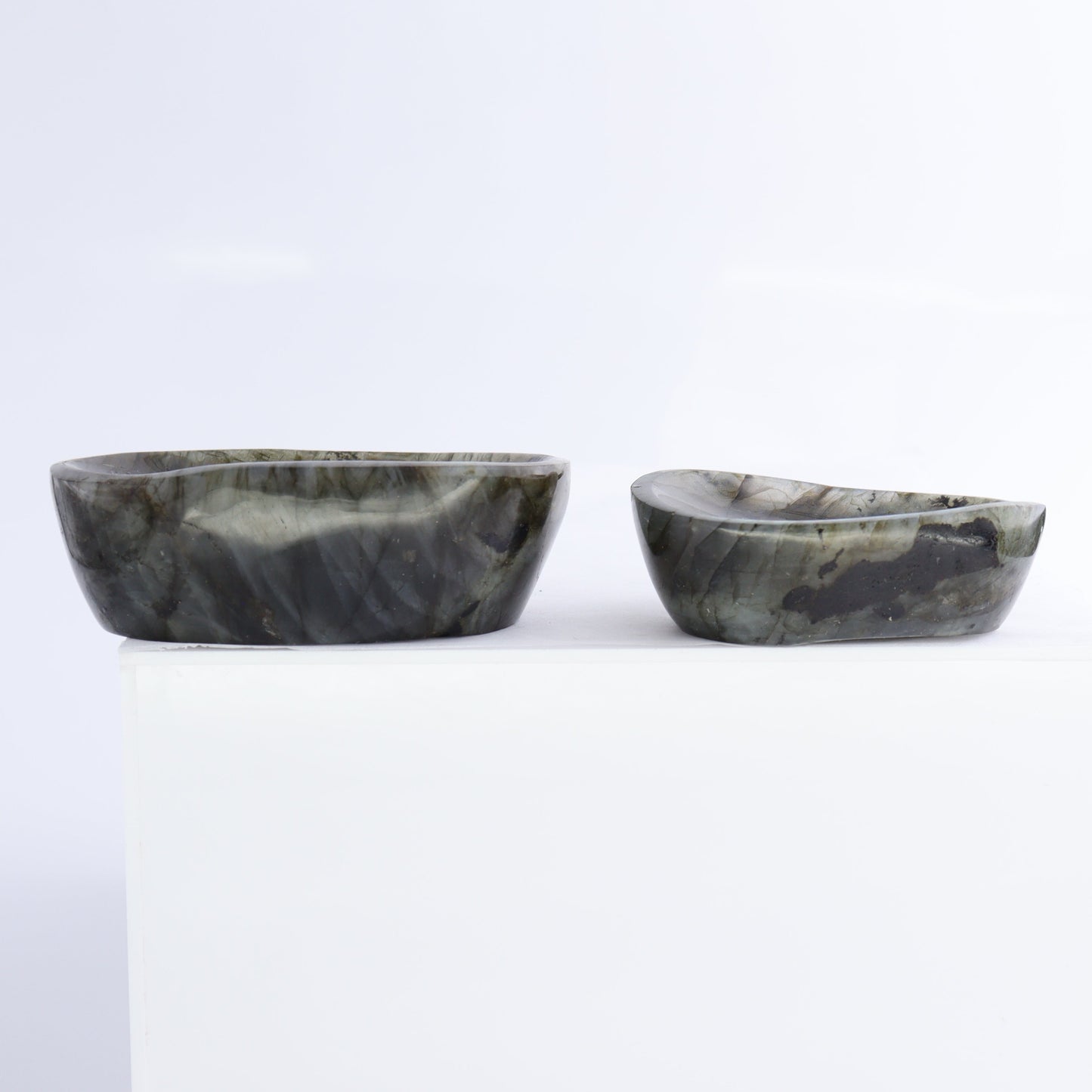 Labradorite Bowls Set of 10 - Expert Wholesale and Supplier of Wholesale Crystals & Bulk Gemstones, ["Bowls","Labradorite","Madagascar"]