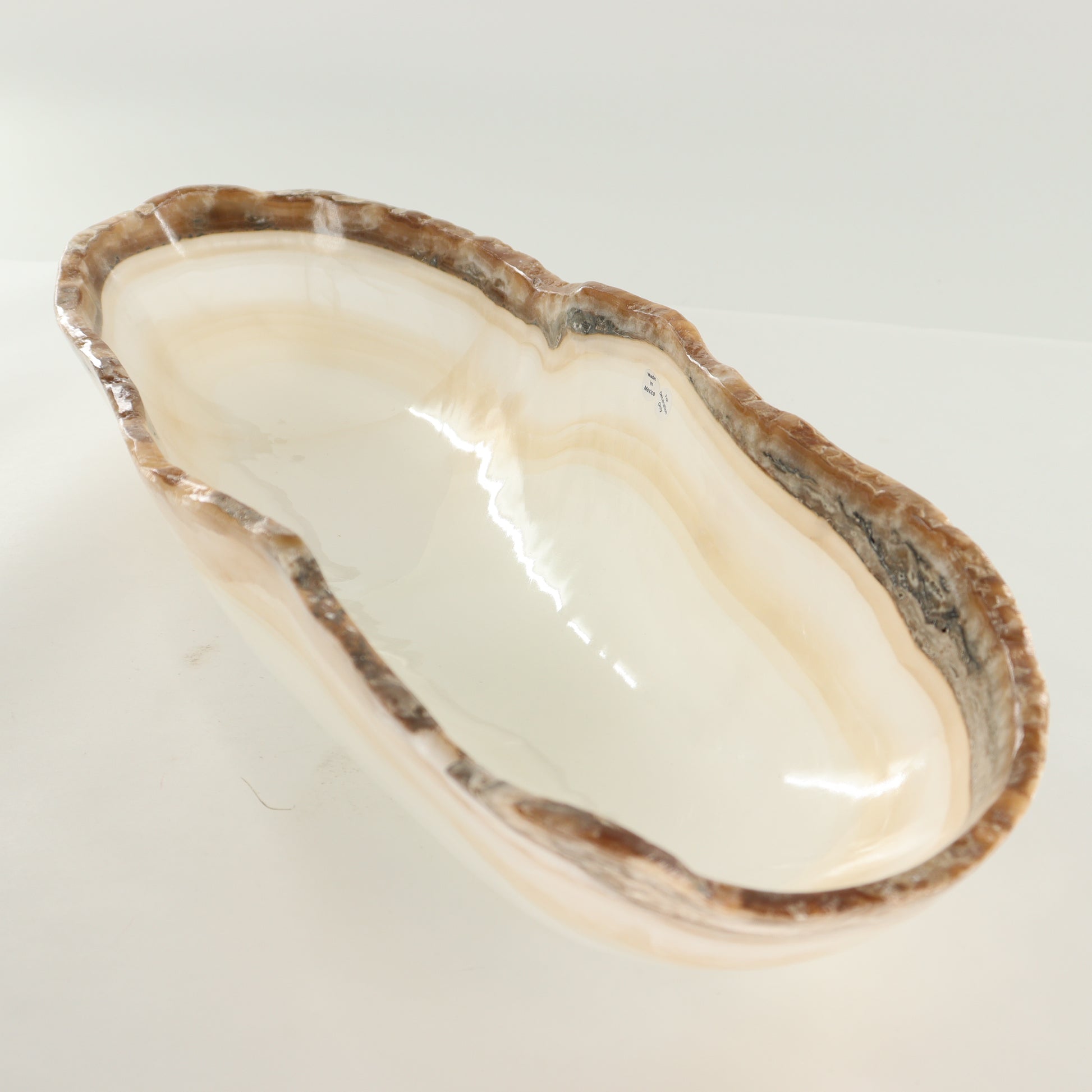 Onyx Canoe Bowl - Expert Wholesale and Supplier of Wholesale Crystals & Bulk Gemstones, ["Bowls","canoe","Mexico","onyx"]