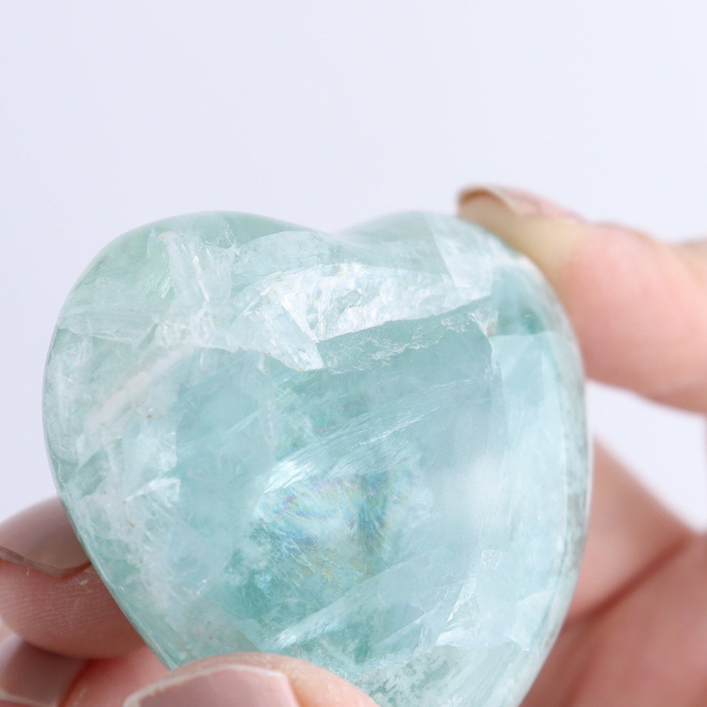 Fluorite Hearts Set of 7 - Expert Wholesale and Supplier of Wholesale Crystals & Bulk Gemstones, ["Fluorite","Hearts","Mexico"]