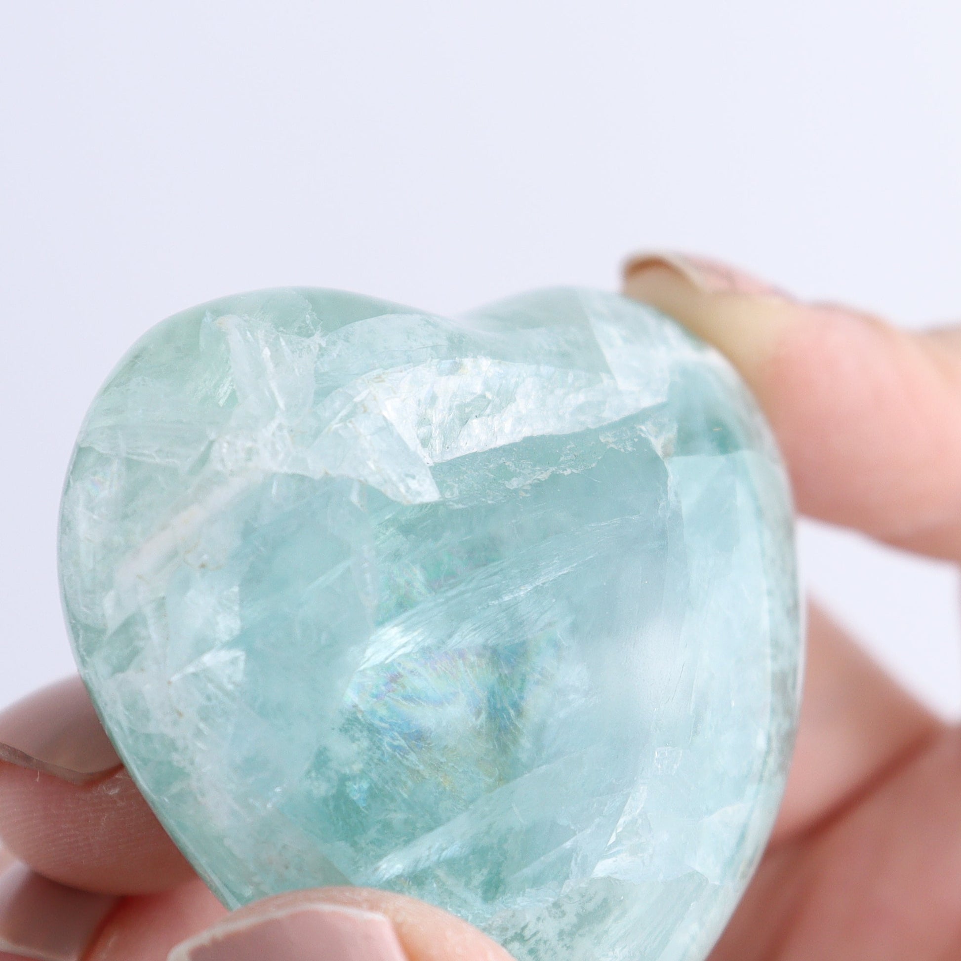 Fluorite Hearts Set of 7 - Expert Wholesale and Supplier of Wholesale Crystals & Bulk Gemstones, ["Fluorite","Hearts","Mexico"]