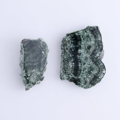 Seraphinite Slices Set of 6 - Expert Wholesale and Supplier of Wholesale Crystals & Bulk Gemstones, ["Russia","Seraphinite","Slices and Slabs"]