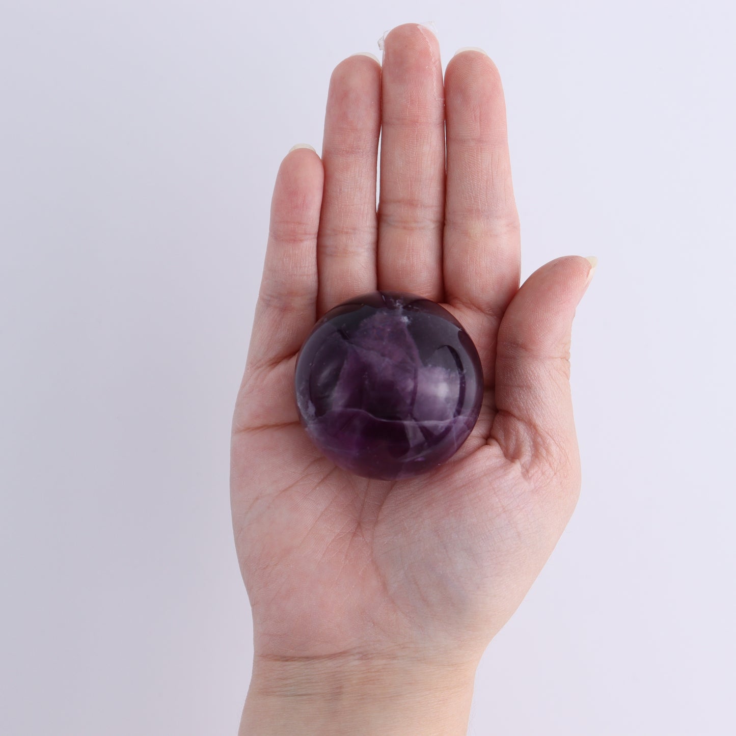 Purple Fluorite Spheres Set of 9 - Expert Wholesale and Supplier of Wholesale Crystals & Bulk Gemstones, ["Fluorite","Purple Fluorite","Spheres"]