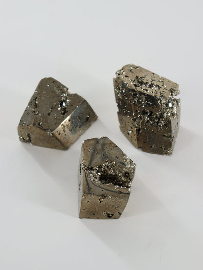 Pyrite Freeforms Set of 3