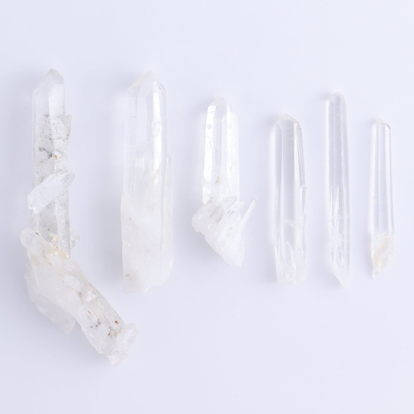 Lemurian Points Set of 6 - Expert Wholesale and Supplier of Wholesale Crystals & Bulk Gemstones, Lemurian, Points
