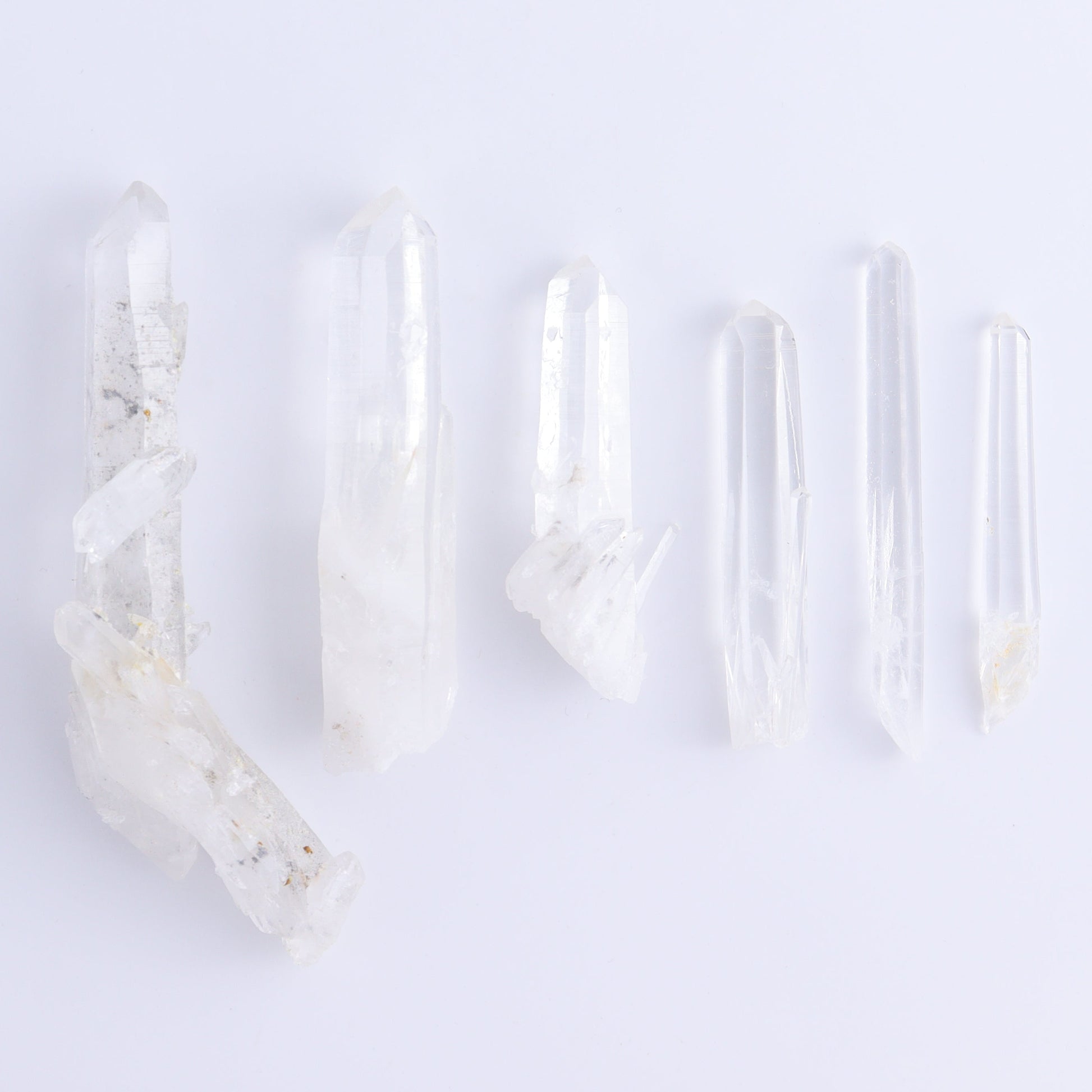 Lemurian Points Set of 6 - Expert Wholesale and Supplier of Wholesale Crystals & Bulk Gemstones, Lemurian, Points