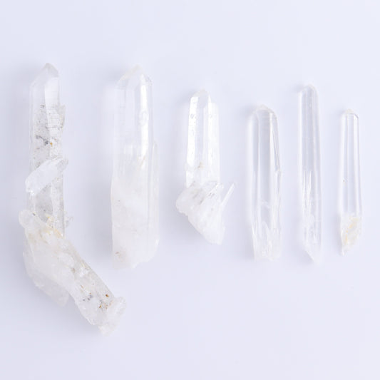 Lemurian Points Set of 6 - Expert Wholesale and Supplier of Wholesale Crystals & Bulk Gemstones, Lemurian, Points