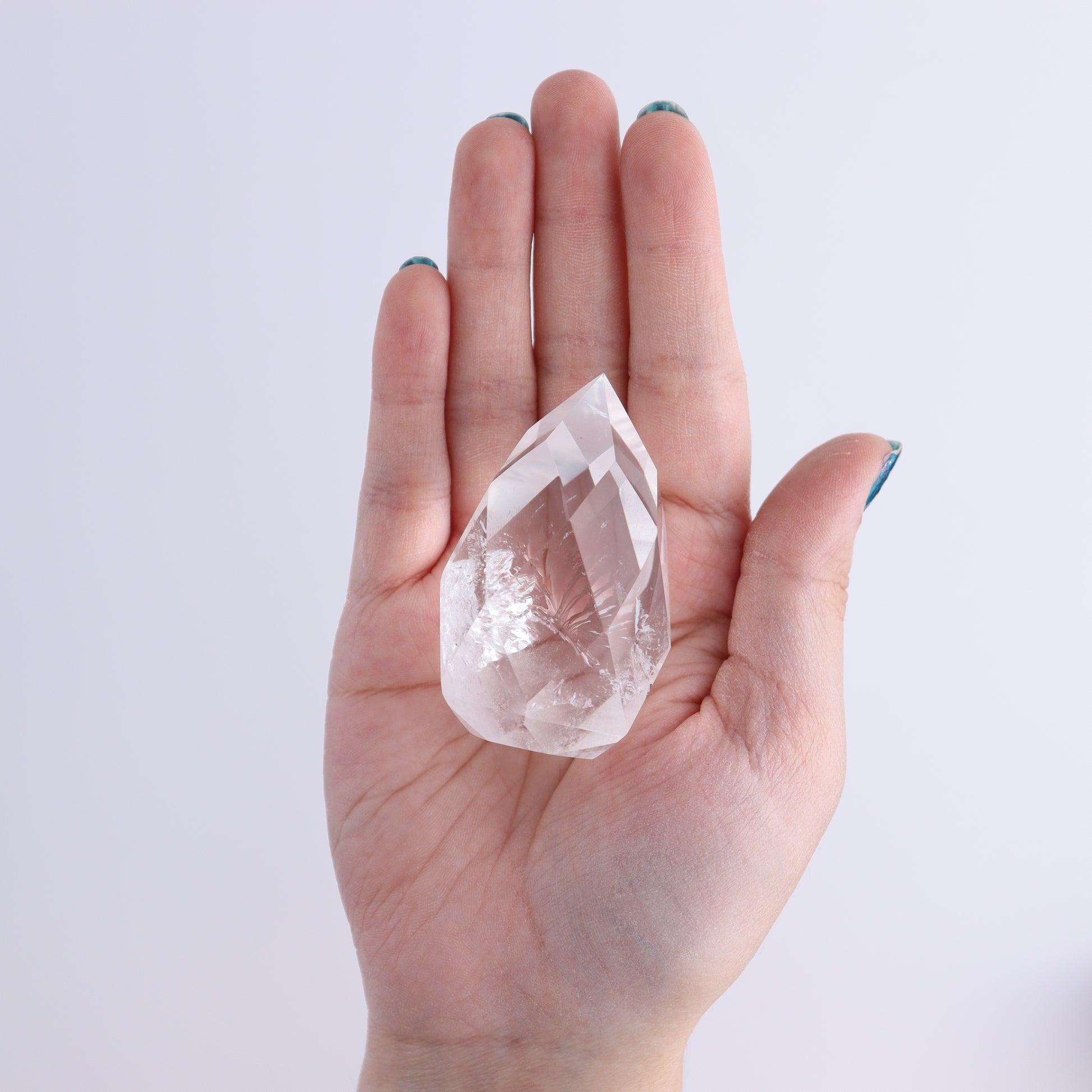 Imperfect Clear Quartz Face Polished Set of 6 - Expert Wholesale and Supplier of Wholesale Crystals & Bulk Gemstones, ["Brazil","Clear Quartz","Face Polished","Quartz"]