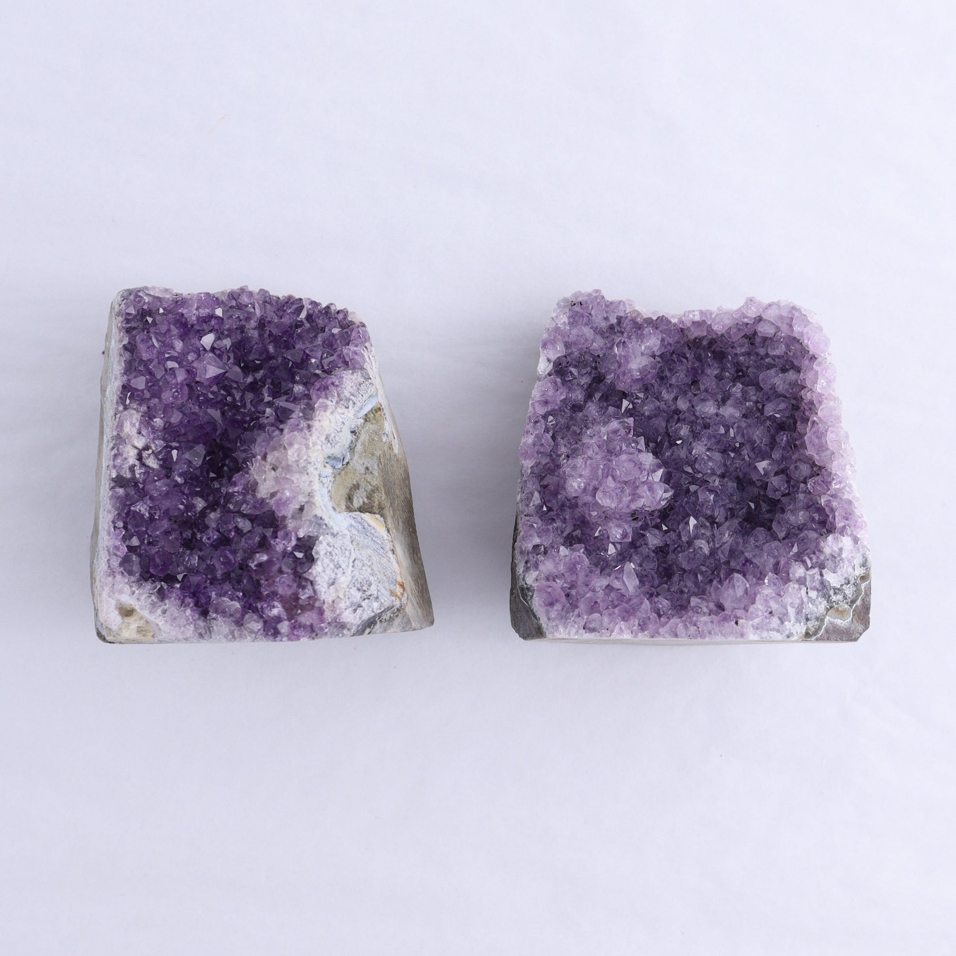 Uruguay Amethyst Cut Base Set of 8 - Expert Wholesale and Supplier of Wholesale Crystals & Bulk Gemstones, ["Amethyst","Cut Base","Uruguay"]