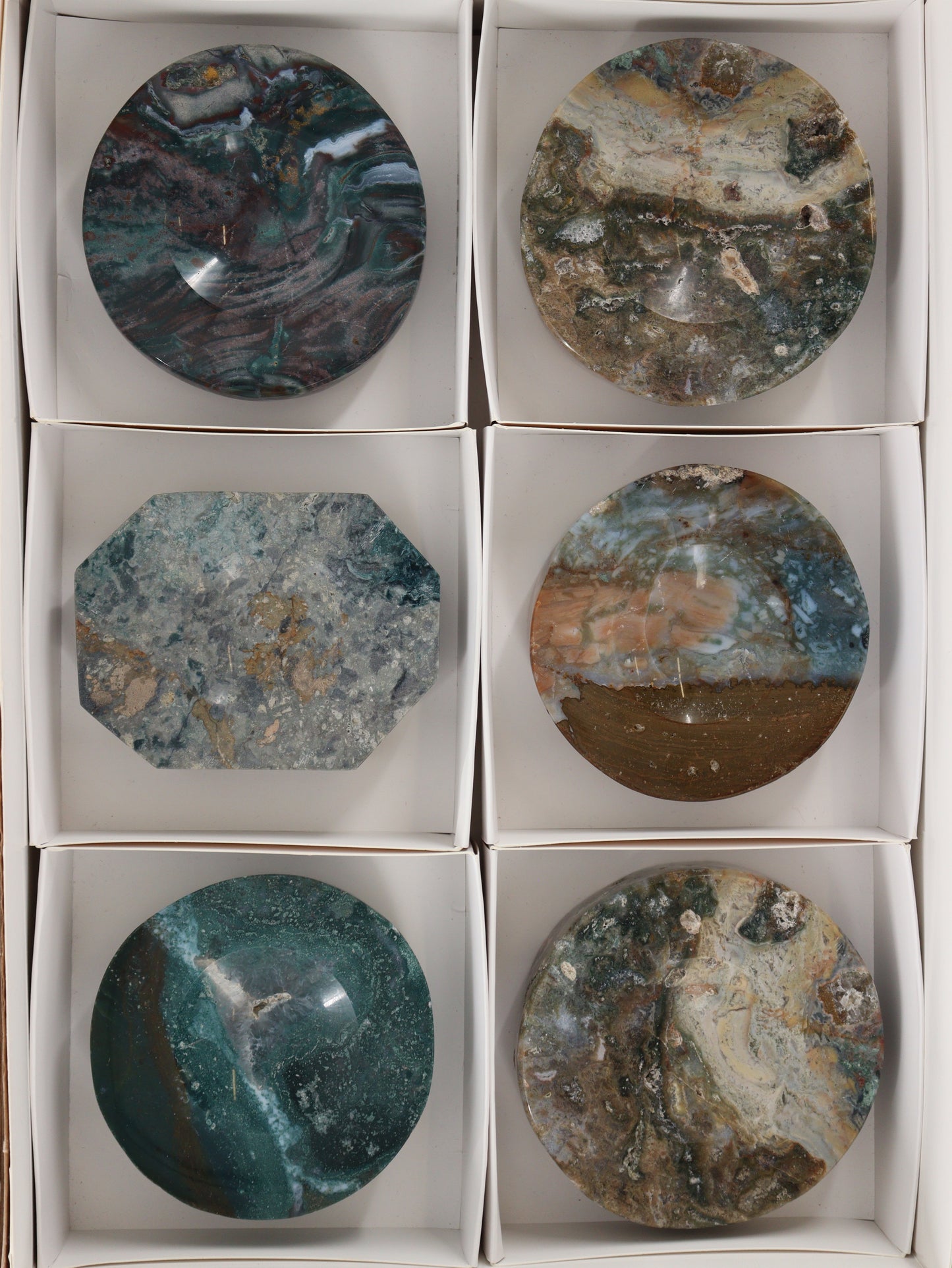 Ocean Jasper Bowls Set of 6