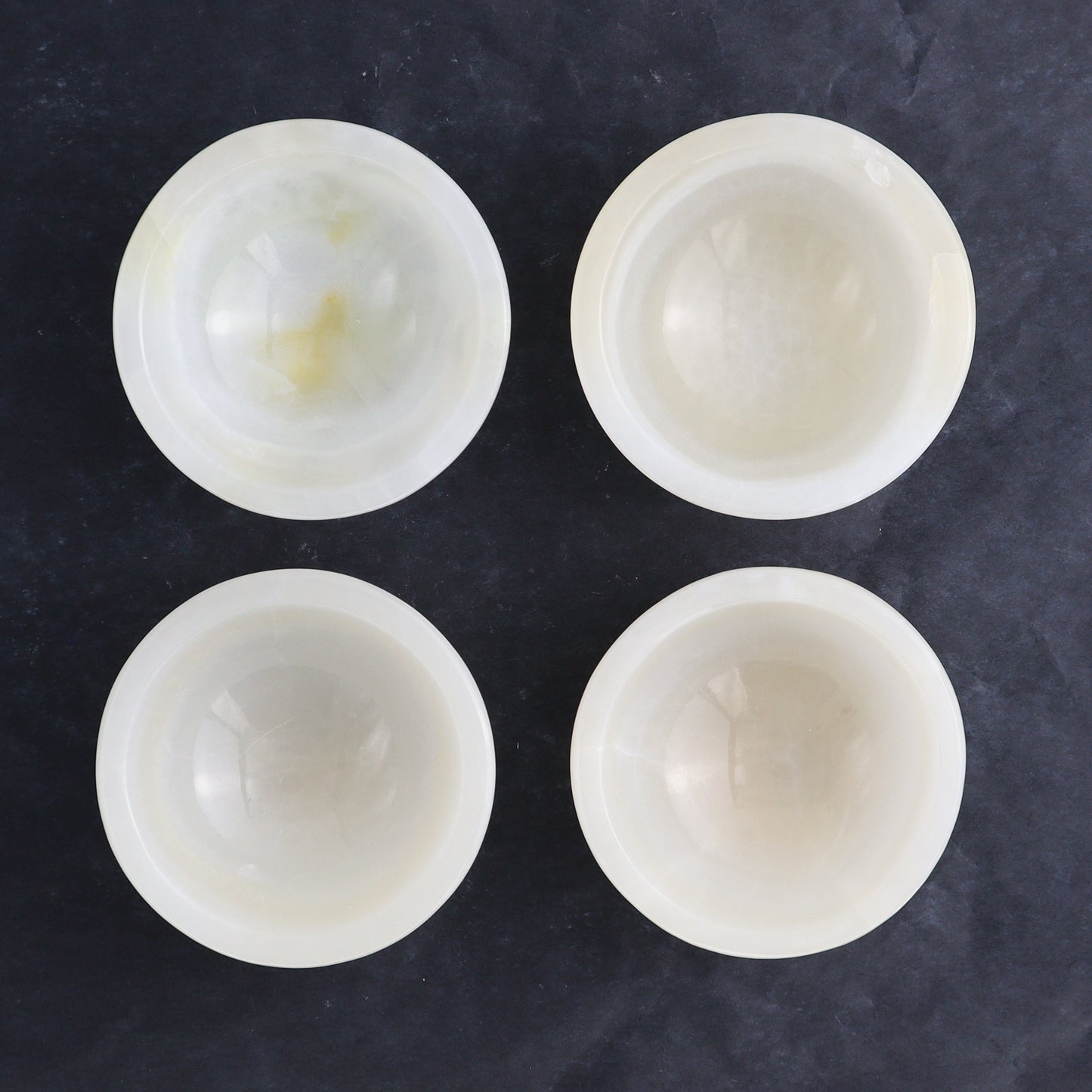 One Mexican White Onyx/Calcite Little Round Bowl - Expert Wholesale and Supplier of Wholesale Crystals & Bulk Gemstones, ["bowl","Calcite","Catalog Onyx","Decorative Dish","Mexico","onyx"]