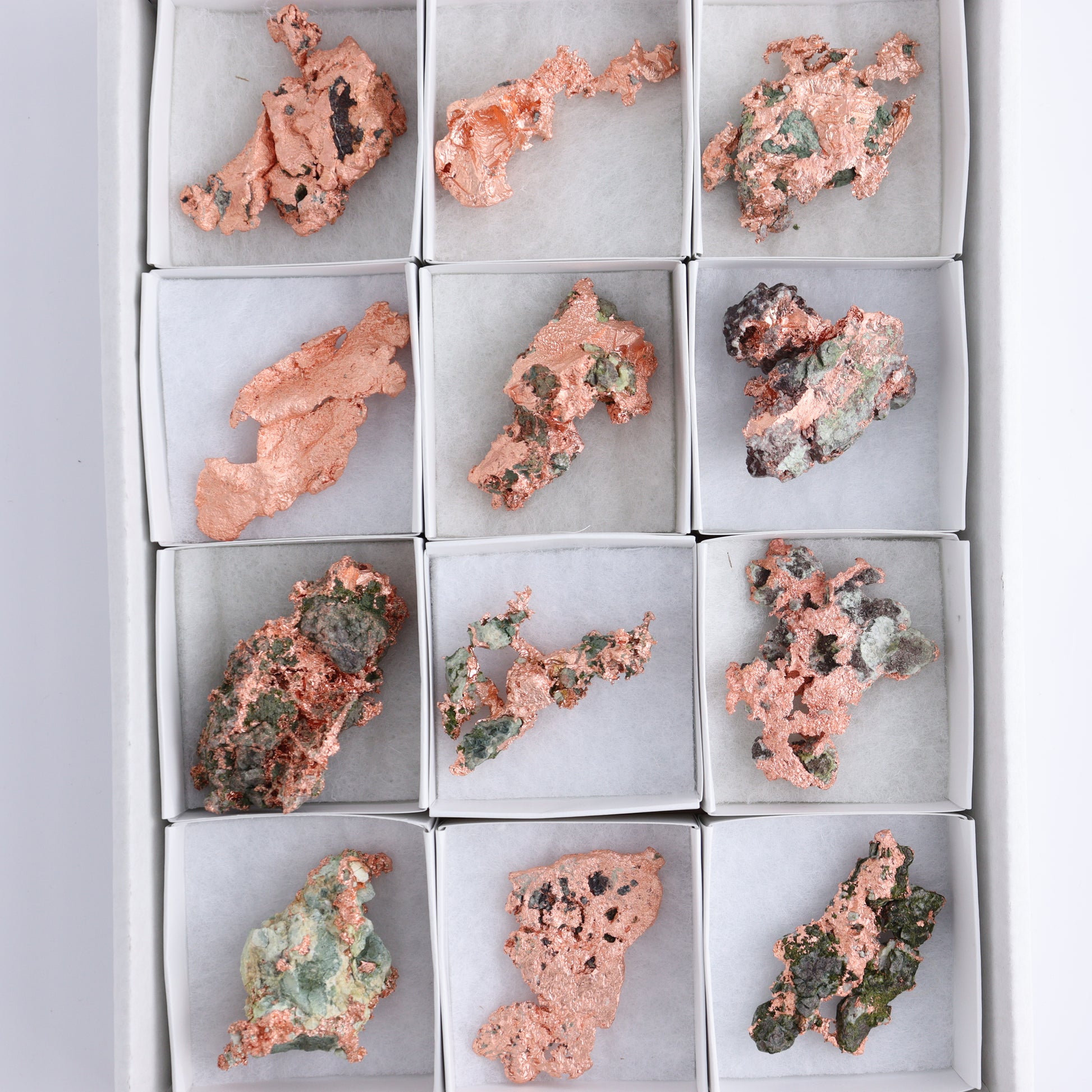 Copper Flat of 12 - Expert Wholesale and Supplier of Wholesale Crystals & Bulk Gemstones, ["copper","Freeforms","United States"]