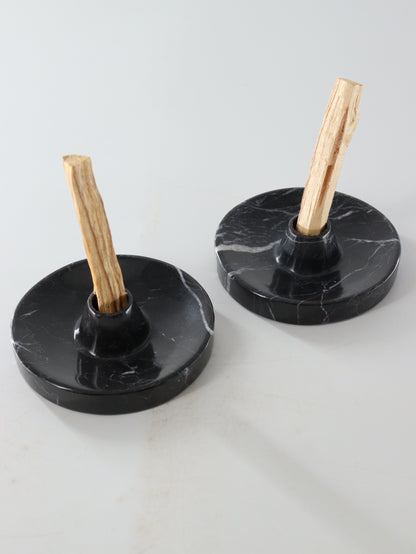 Marble Palo Santo Holders Set of 6