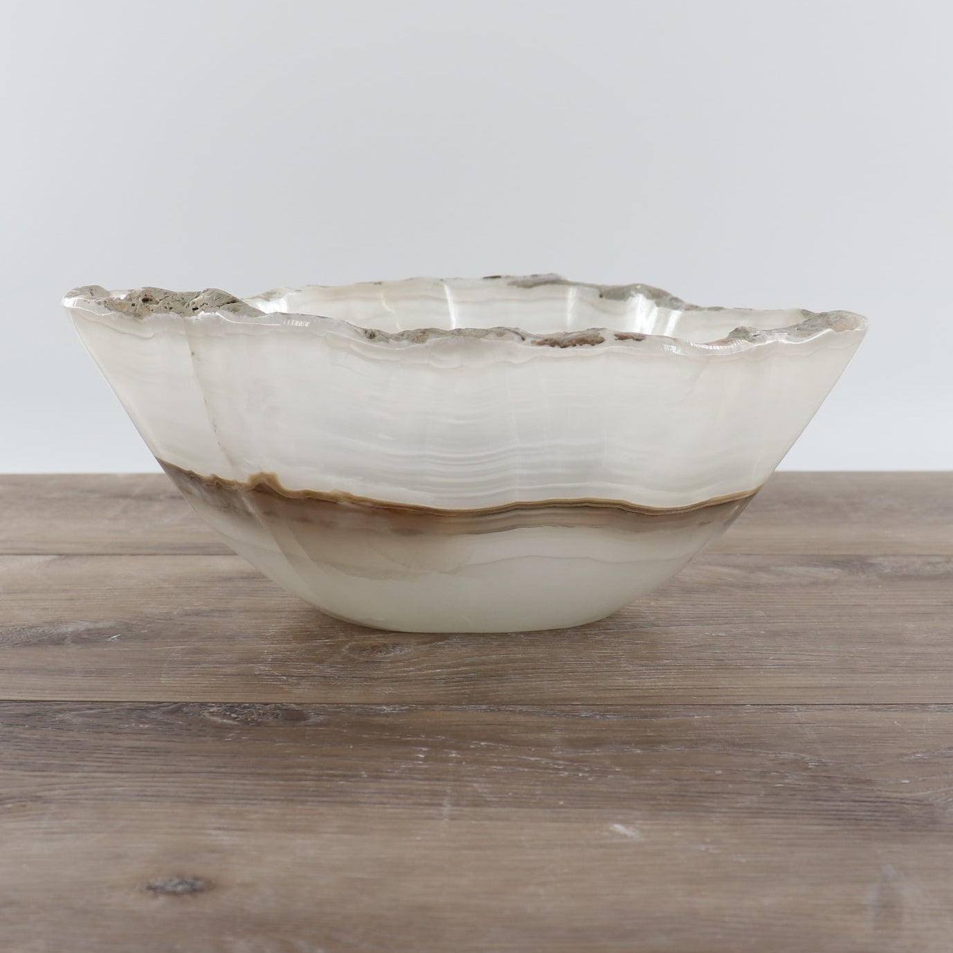 Mexican Onyx/Calcite Bowl 12"