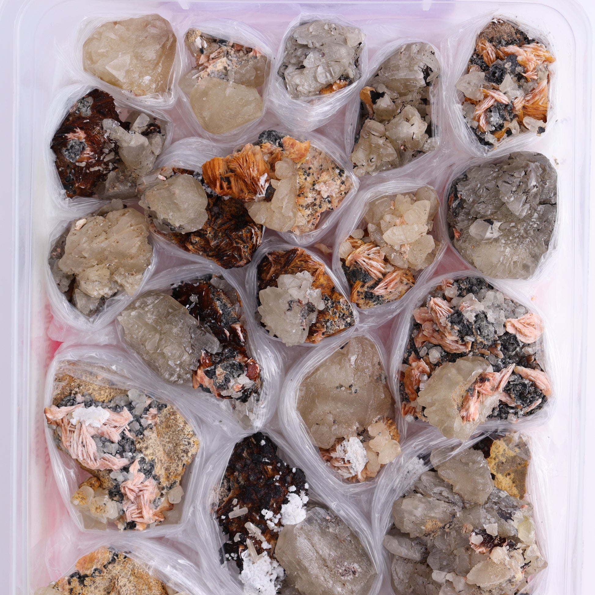 Cerussite Barite from Morocco Flat - Expert Wholesale and Supplier of Wholesale Crystals & Bulk Gemstones, ["Barite","Cerussite Barite","Clusters","Flats","Morocco"]