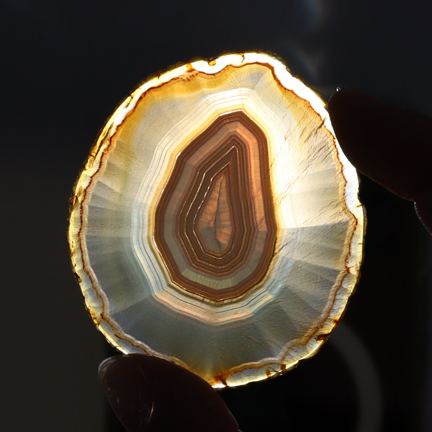 Iris Agate Slices Set of 9 - Expert Wholesale and Supplier of Wholesale Crystals & Bulk Gemstones, ["Agate","Iris Agate","Slices and Slabs"]