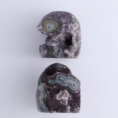 Uruguay Amethyst Set of 4 - Expert Wholesale and Supplier of Wholesale Crystals & Bulk Gemstones, ["Amethyst","Freeforms","Uruguay"]
