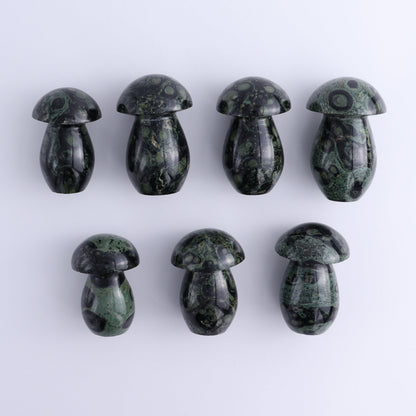 Kambaba Jasper Mushrooms Set of 7 - Expert Wholesale and Supplier of Wholesale Crystals & Bulk Gemstones, ["Kambaba Jasper","Madagascar","Mushrooms"]