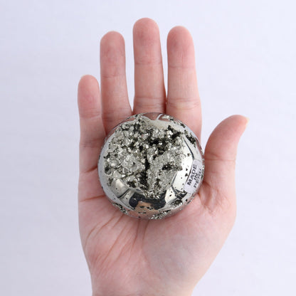 Pyrite Spheres Set of 4