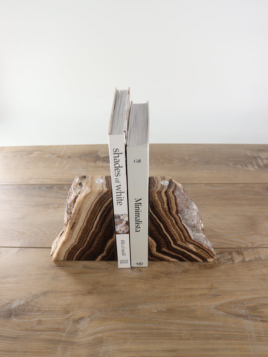 Chocolate Rough Onyx Bookends - Expert Wholesale and Supplier of Wholesale Crystals & Bulk Gemstones, []