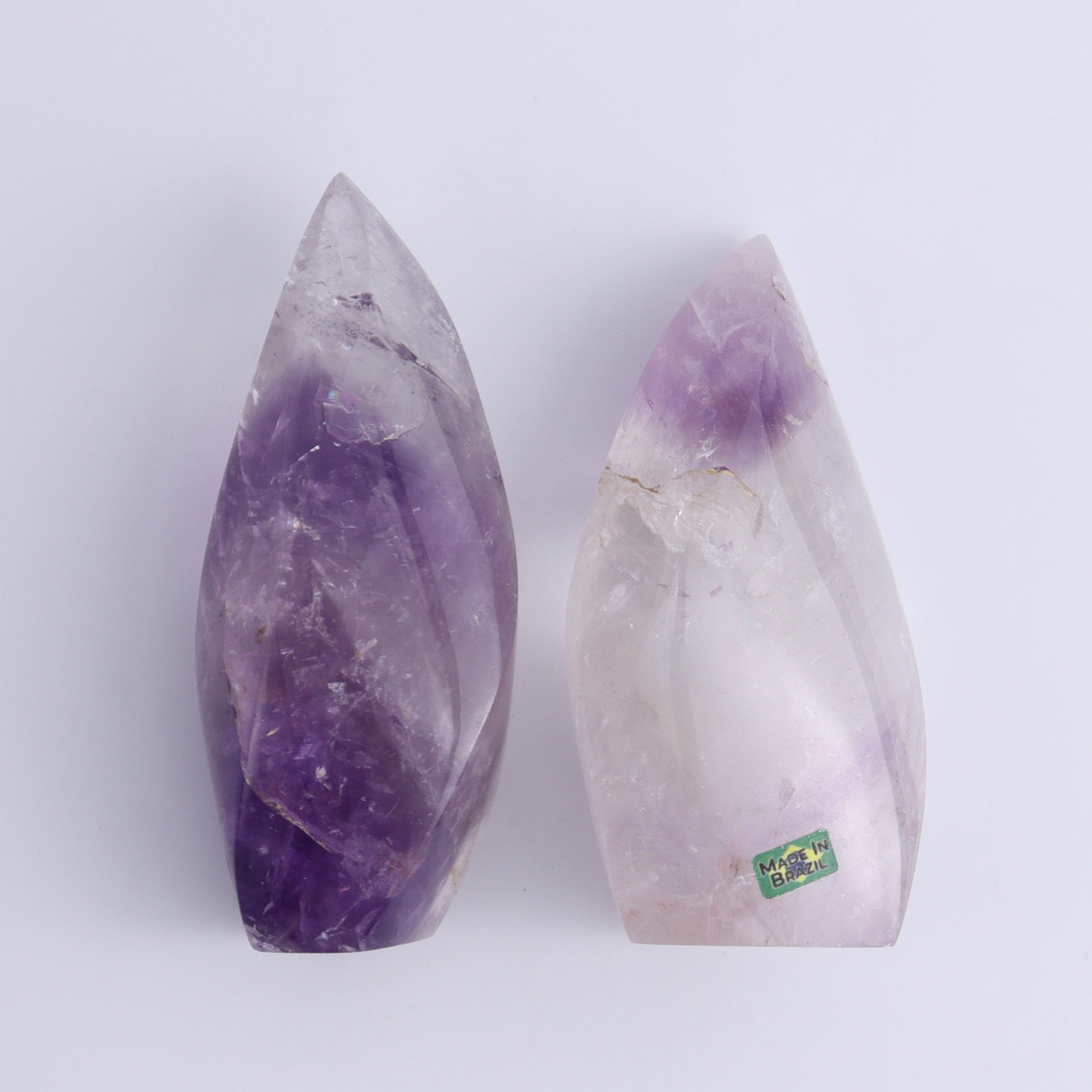 Imperfect Amethyst Flames Set of 6 - Expert Wholesale and Supplier of Wholesale Crystals & Bulk Gemstones, ["Amethyst","Brazil","flames"]