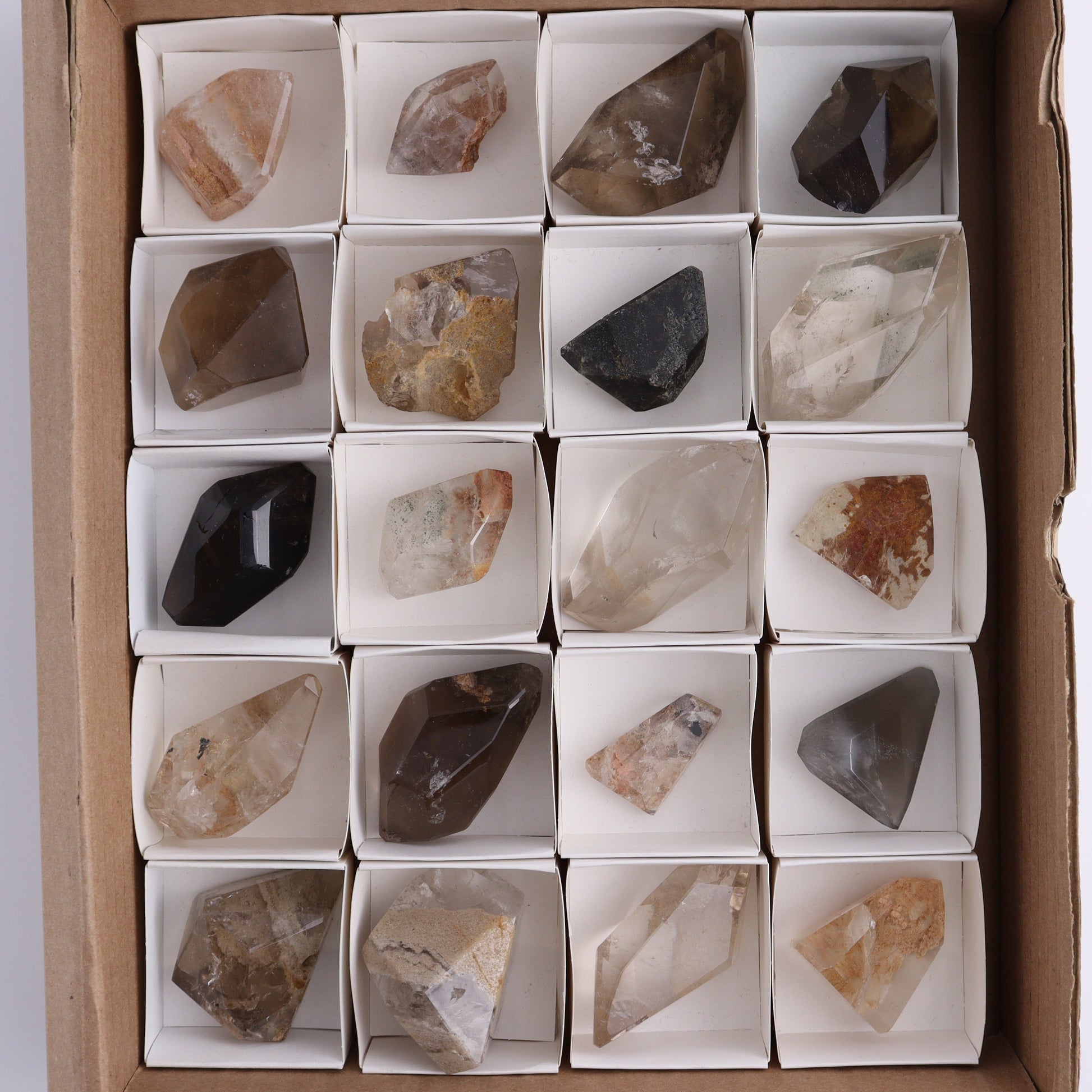 Garden Quartz Freeforms Set of 20 - Expert Wholesale and Supplier of Wholesale Crystals & Bulk Gemstones, ["Freeform","Freeforms","Garden Quartz","Quartz"]