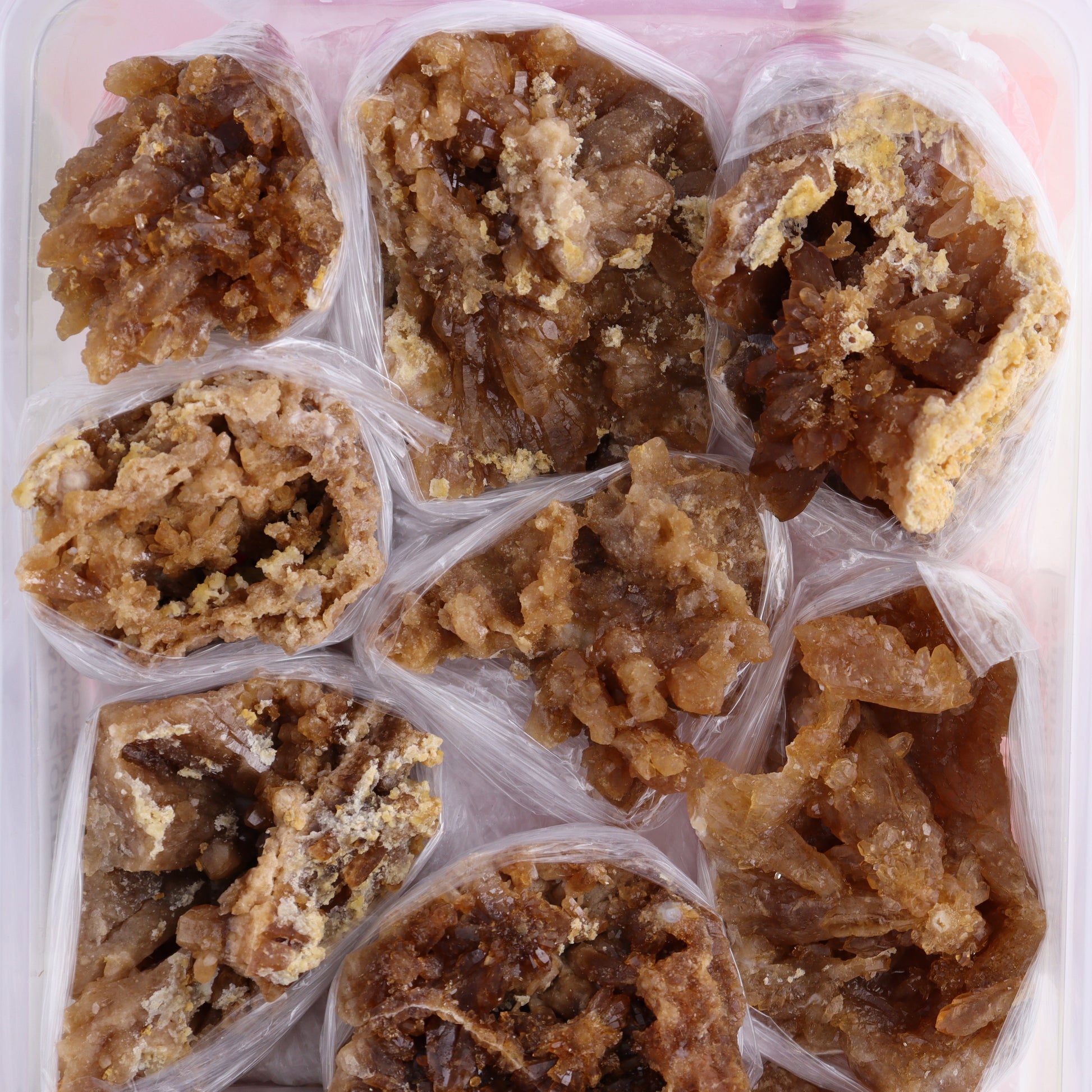 Quartz Citrine from Morocco Flat - Expert Wholesale and Supplier of Wholesale Crystals & Bulk Gemstones, ["Citrine","Clusters","Flats","Morocco","Quartz"]
