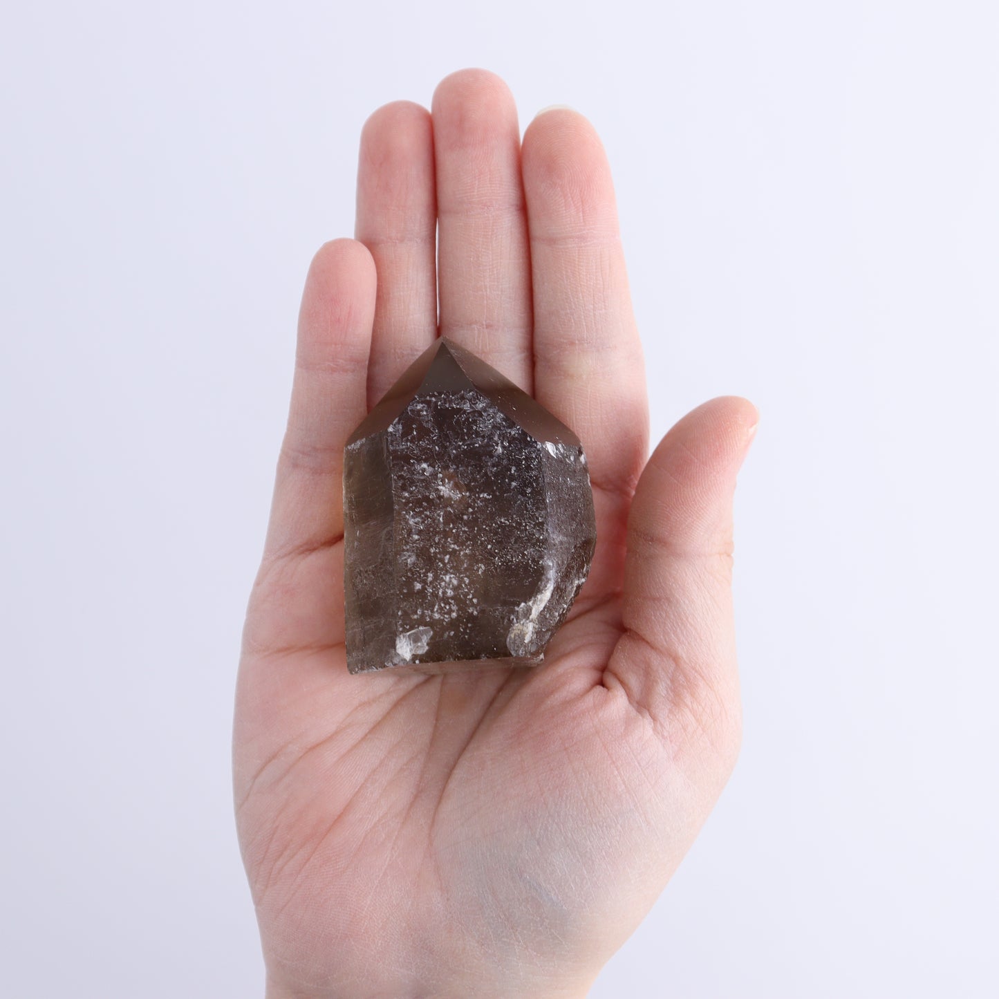 Smoky Quartz Polished Tops Set of 18 - Expert Wholesale and Supplier of Wholesale Crystals & Bulk Gemstones, ["Brazil","close_70","Points","Polished Tip","Quartz","Smoky Quartz"]