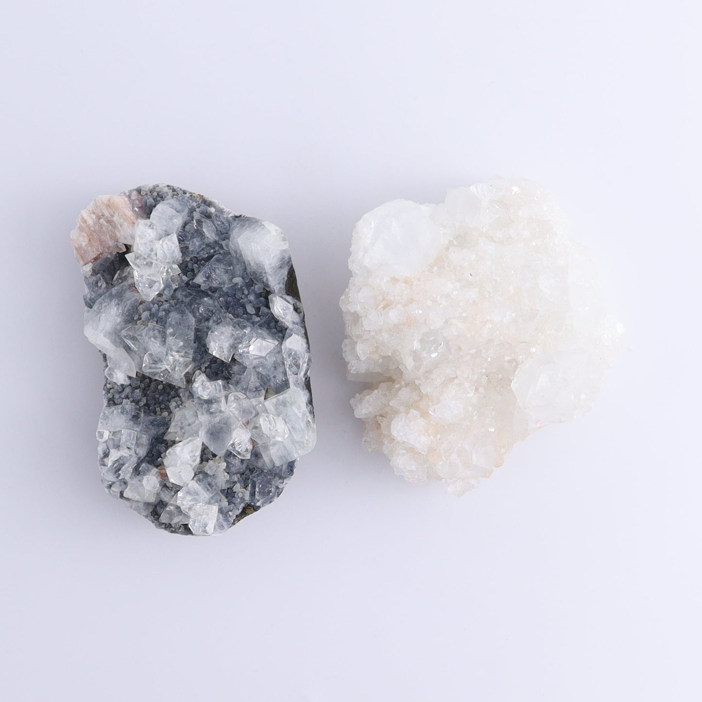 Apophyllite Clusters Set of 6 - Expert Wholesale and Supplier of Wholesale Crystals & Bulk Gemstones, ["Apophyllite","Clusters","Flats"]