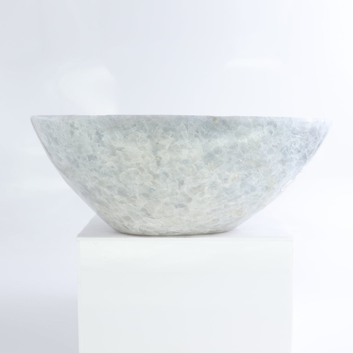 Blue Calcite Bowl 10"