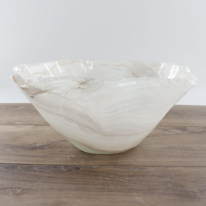 Mexican Onyx/Calcite Bowl 15"