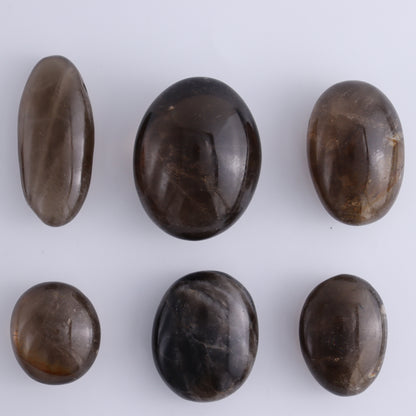 Smoky Quartz Palm Stones 1 kg Set - Expert Wholesale and Supplier of Wholesale Crystals & Bulk Gemstones, ["Madagascar","Palm Stones","Quartz","Smoky Quartz"]