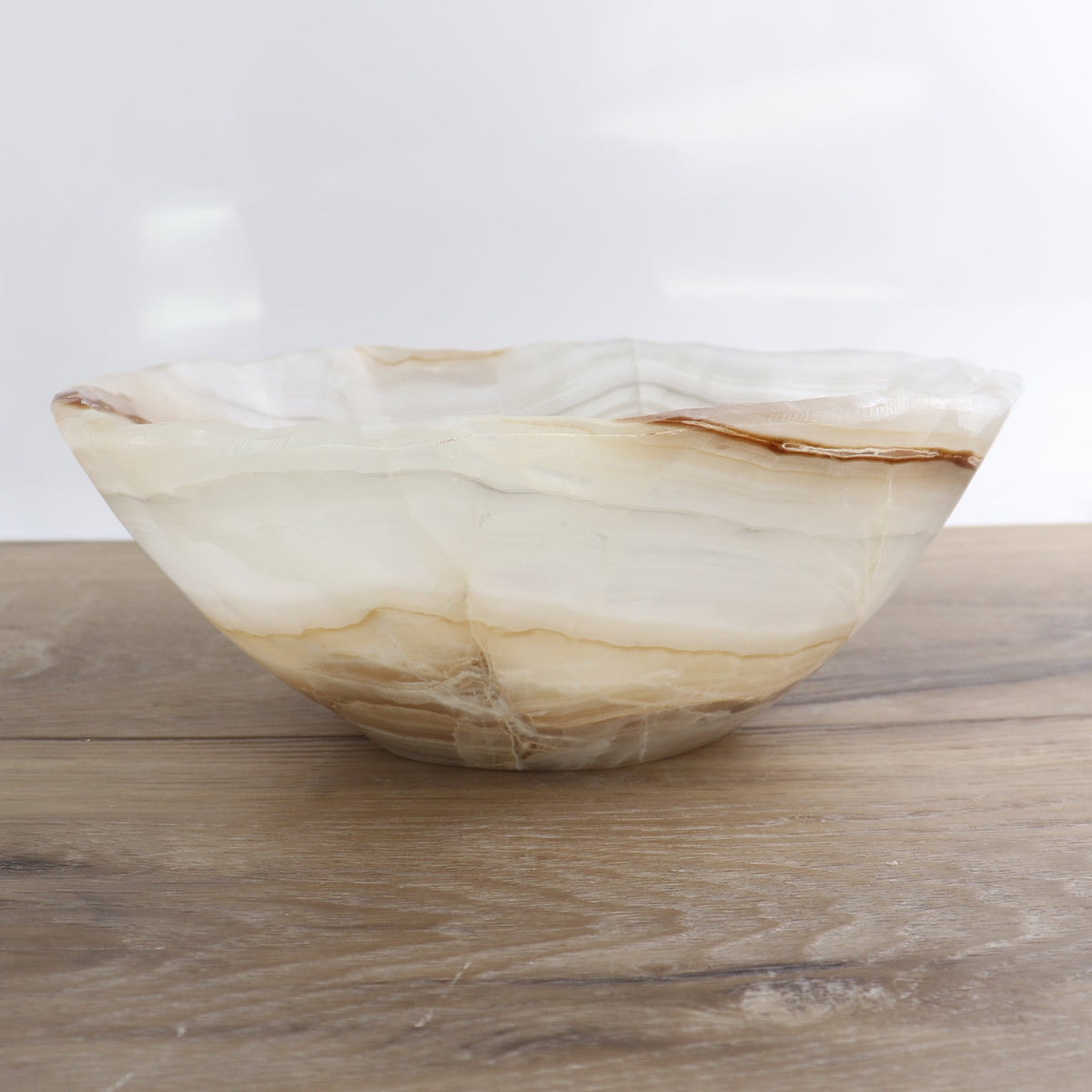 Mexican Onyx/Calcite Bowl 10"