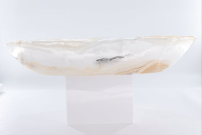 Onyx Canoe Bowl - Expert Wholesale and Supplier of Wholesale Crystals & Bulk Gemstones, ["Bowls","canoe","Mexico","onyx"]