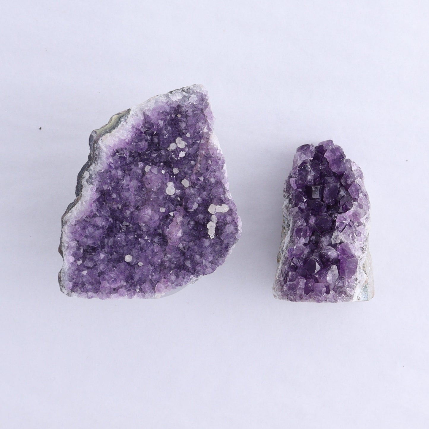 Uruguay Amethyst Cut Base Set of 8 - Expert Wholesale and Supplier of Wholesale Crystals & Bulk Gemstones, ["Amethyst","Cut Base","Uruguay"]