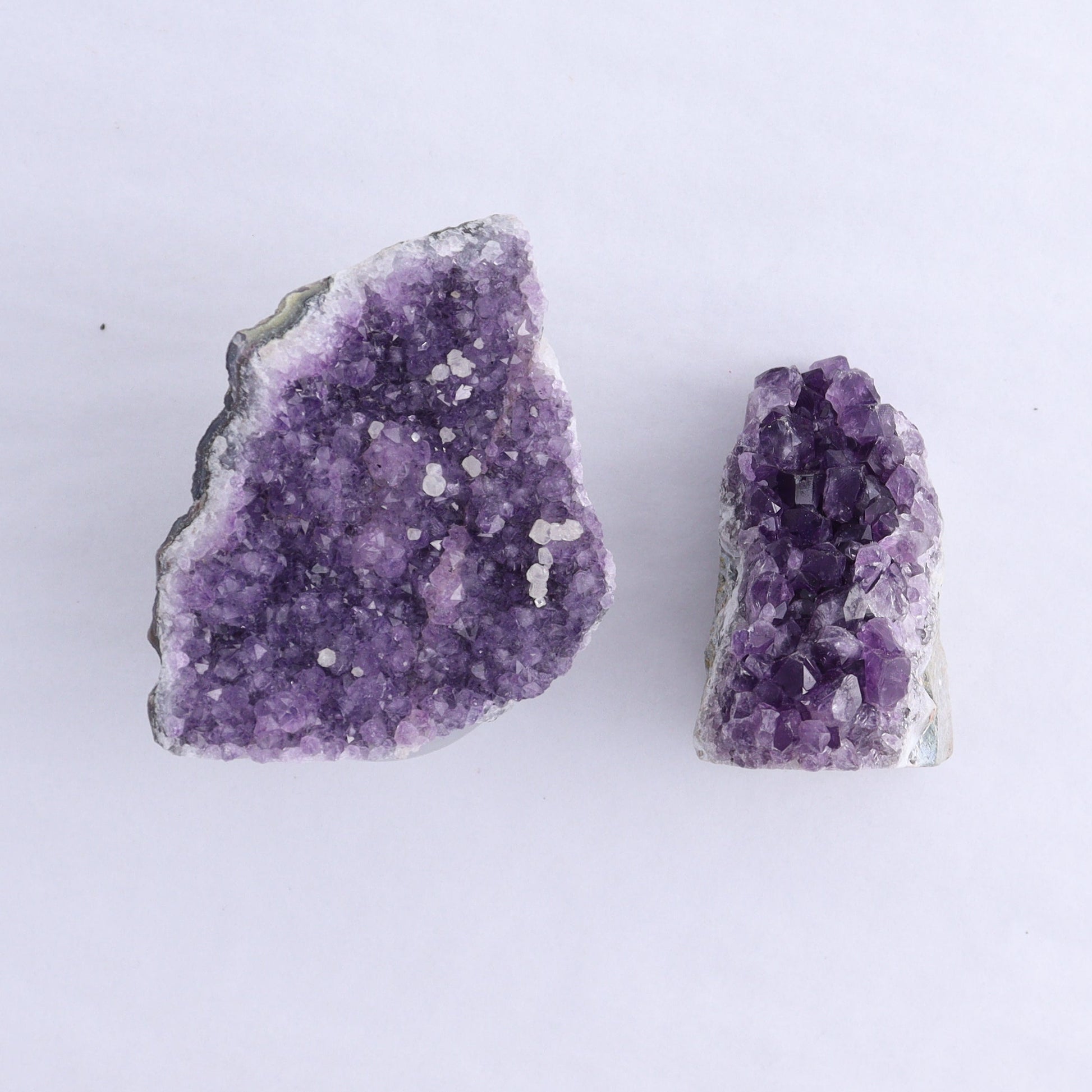 Uruguay Amethyst Cut Base Set of 8 - Expert Wholesale and Supplier of Wholesale Crystals & Bulk Gemstones, ["Amethyst","Cut Base","Uruguay"]