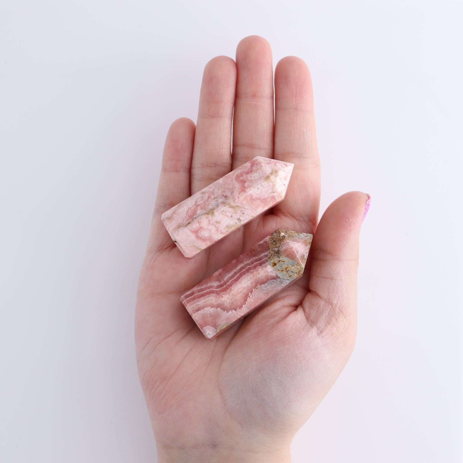 Rhodochrosite Towers Set of 5 - Expert Wholesale and Supplier of Wholesale Crystals & Bulk Gemstones, ["Argentina","Rhodochrosite","Towers"]