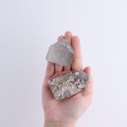 Garden Quartz Towers Set of 5 - Expert Wholesale and Supplier of Wholesale Crystals & Bulk Gemstones, ["Brazil","Garden Quartz","Quartz","Towers"]