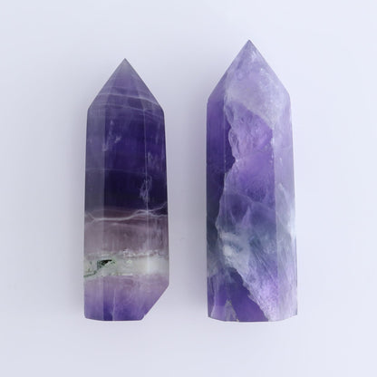 Lavender Fluorite Towers Set of 10