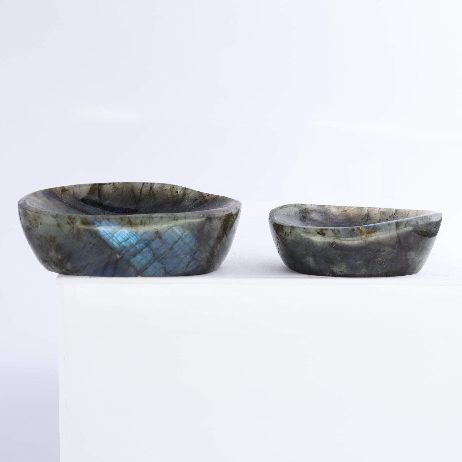 Labradorite Bowls Set of 10 - Expert Wholesale and Supplier of Wholesale Crystals & Bulk Gemstones, ["Bowls","Labradorite","Madagascar"]