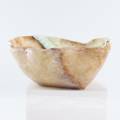 Mexican Onyx/Calcite Bowl 12"