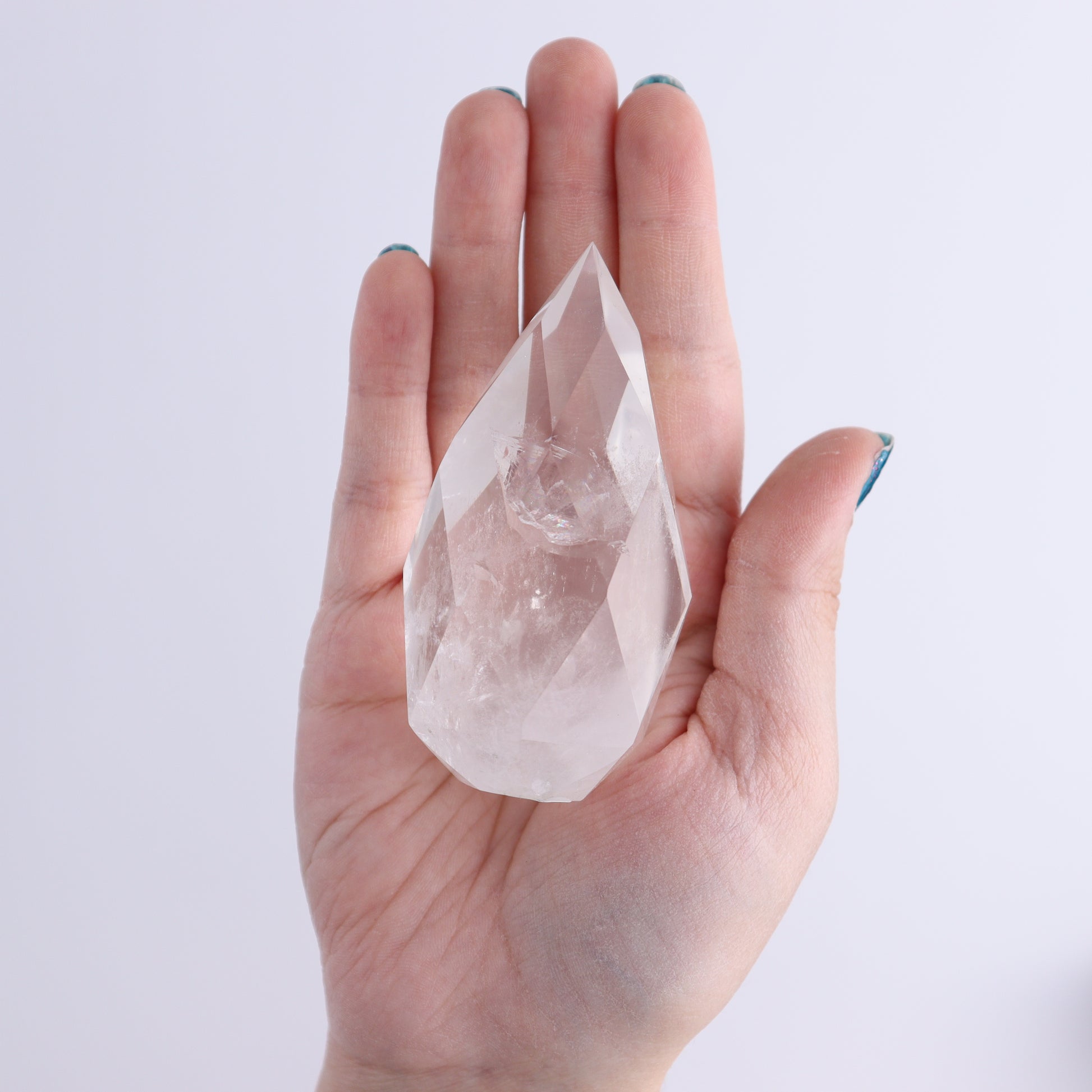 Imperfect Clear Quartz Face Polished Set of 6 - Expert Wholesale and Supplier of Wholesale Crystals & Bulk Gemstones, ["Brazil","Clear Quartz","Face Polished","Quartz"]