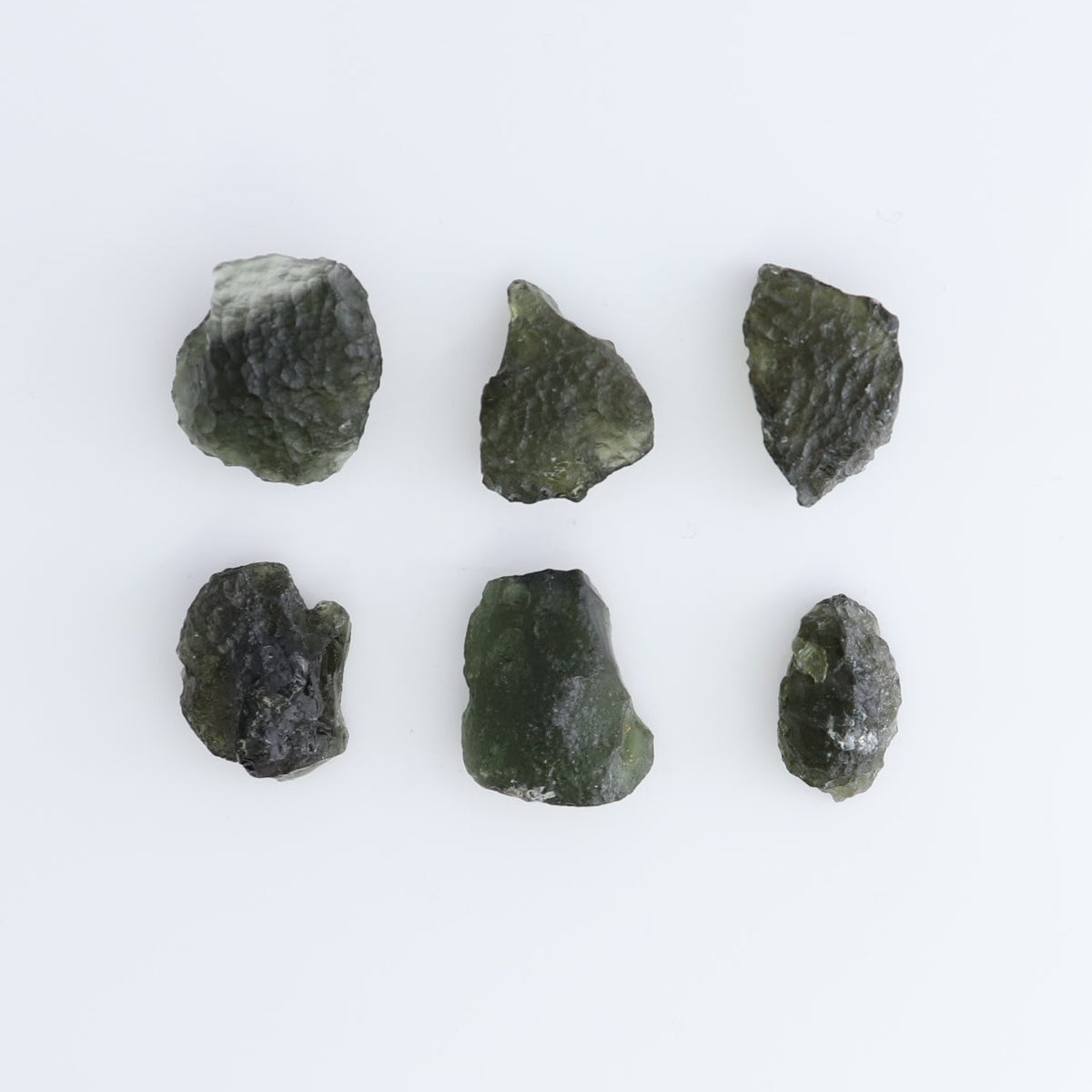 Moldavite Pieces Set of 6