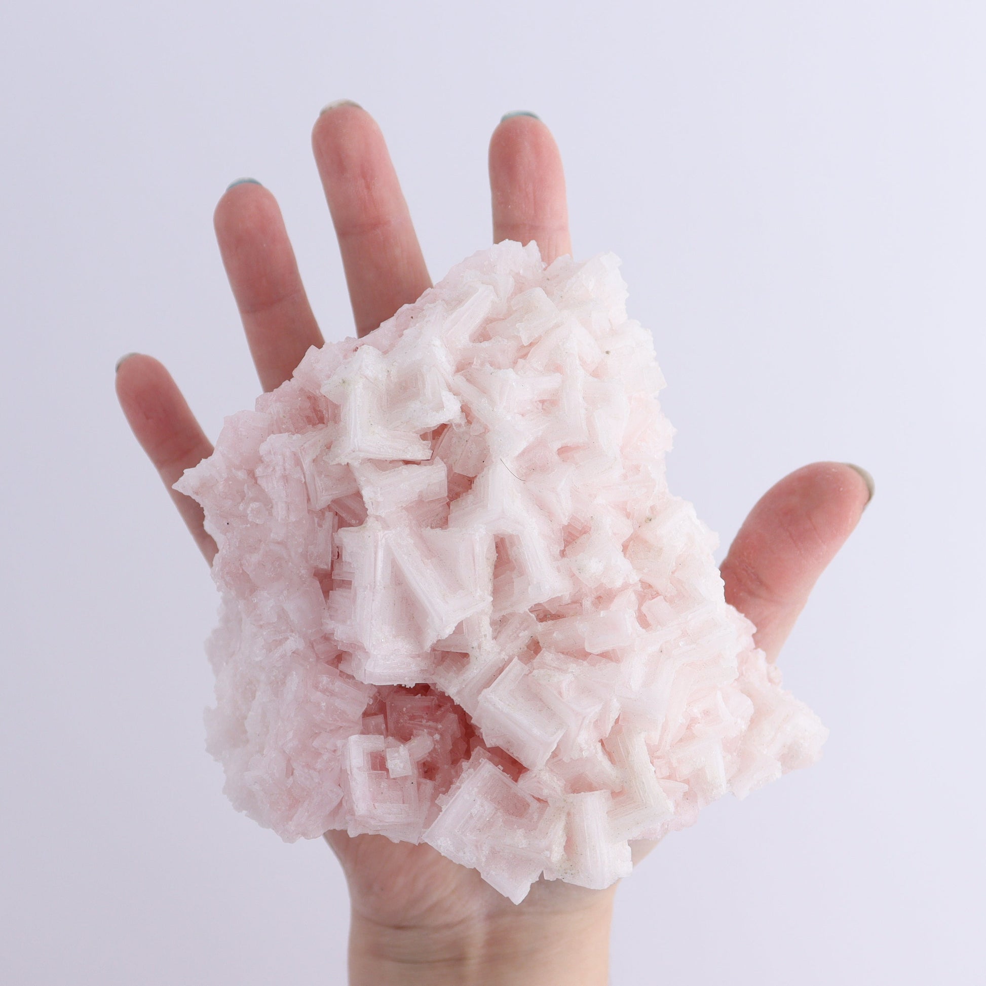 Pink Halite Set of 6 - Expert Wholesale and Supplier of Wholesale Crystals & Bulk Gemstones, ["Flats","Halite","Pink Halite","United States"]