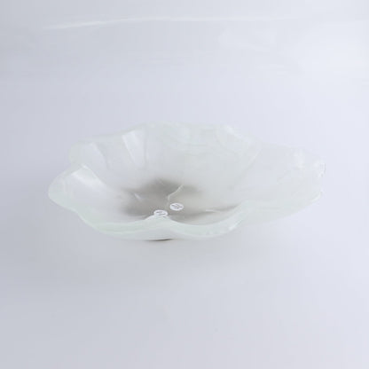 One Bowl Mexican Onyx/Calcite Wide White