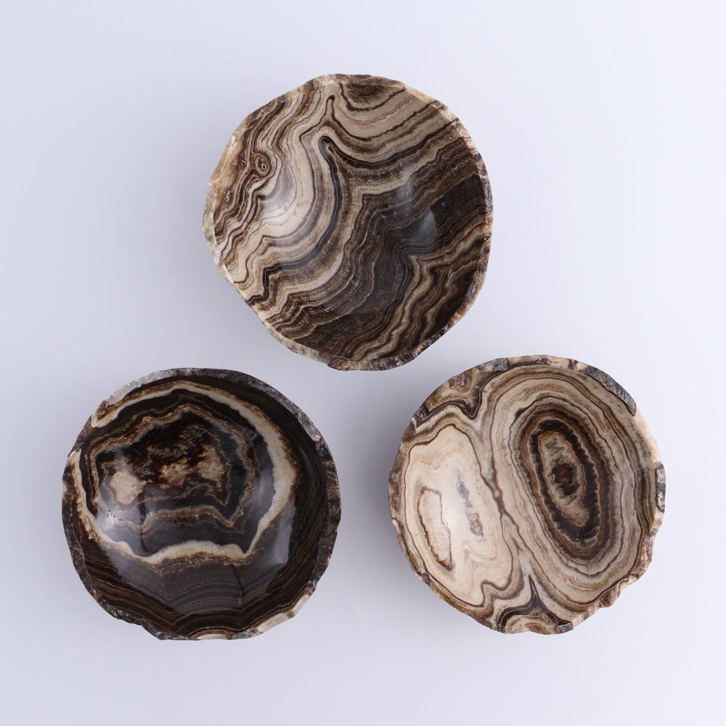 One Bowl (12 cm) Mexican Onyx/Calcite Chocolate Rough - Expert Wholesale and Supplier of Wholesale Crystals & Bulk Gemstones, ["bowl","Calcite","Catalog Onyx","Decorative Dish","Mexico","onyx"]